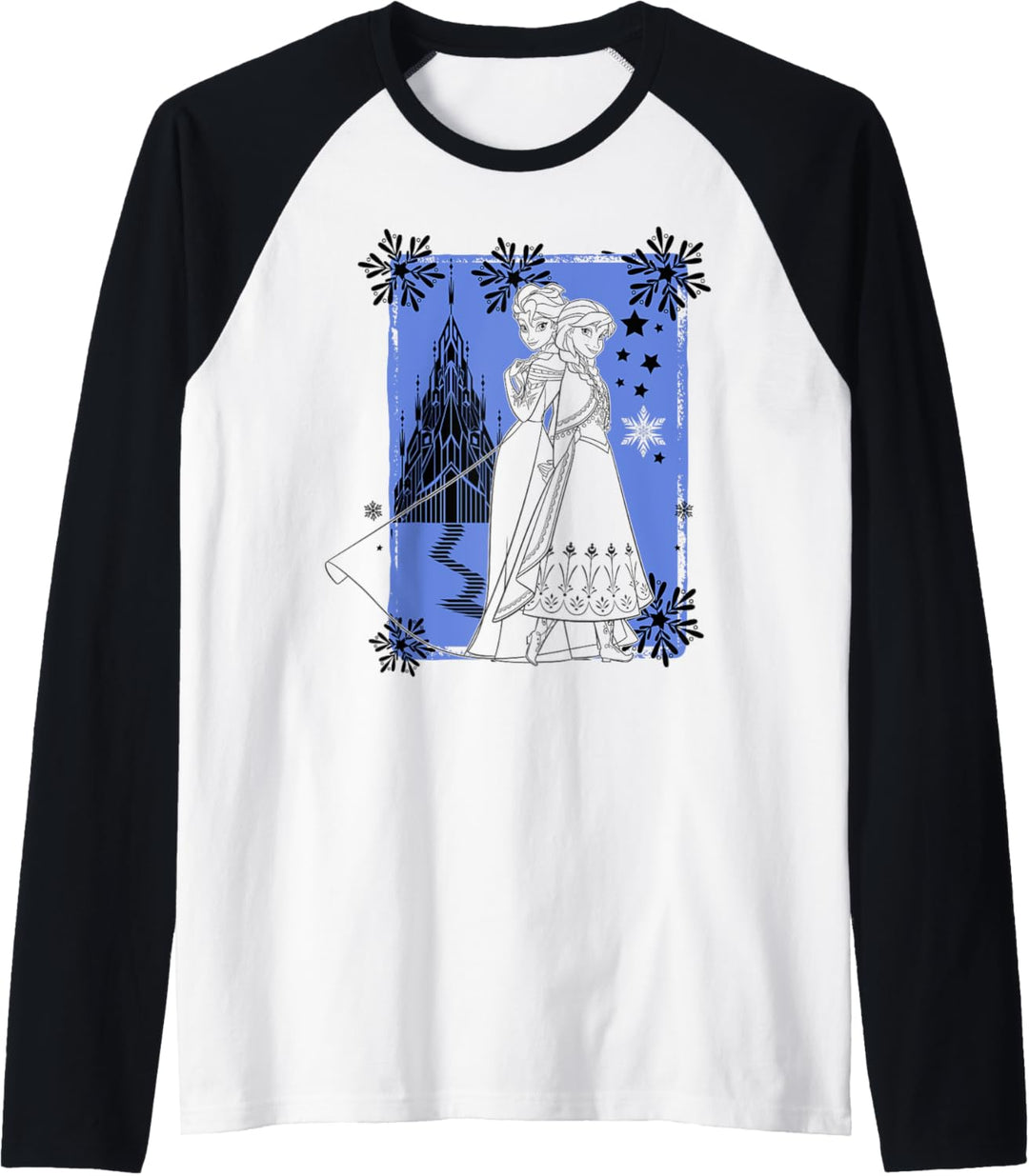 Disney Frozen Anna And Elsa Winter Castle Raglan