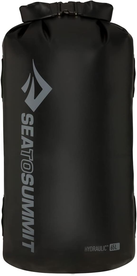 Sea to Summit Hydraulic Dry Bag 65 l, zum Bergsteigen, für Erwachsene, Unisex black 35 Liter, black