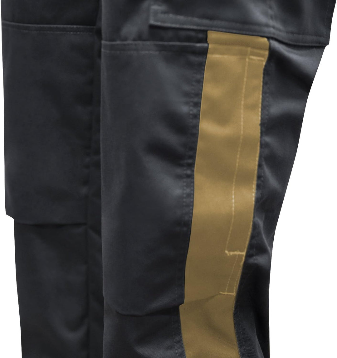 strongAnt - Arbeitshosen Herren Berlin Pro Bundhose 280 GR - Grau - Made in EU 30 Grau - Beige / Can