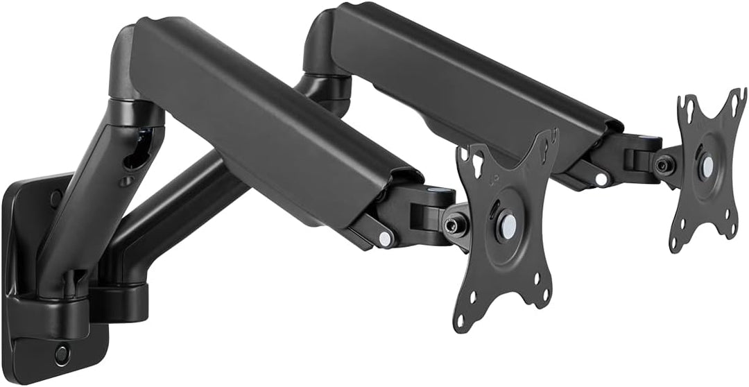 LogiLink BP0146 - Monitorwandhalterung 2-Fach, 17 32", Gasdruckfeder, 90 540 mm, Schwarz