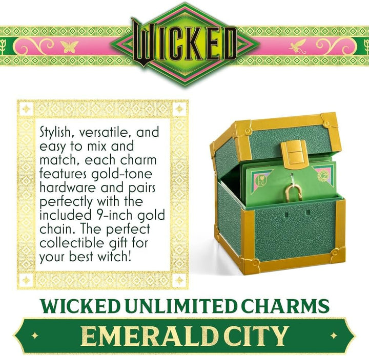 The Noble Collection Wicked: Charms Trunk - Pink Goes With Green