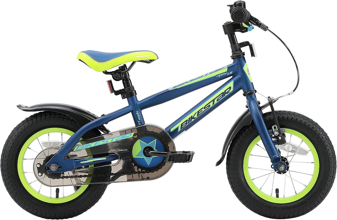 BIKESTAR Kinderfahrrad 12 Zoll für Mädchen und Jungen ab 3-4 Jahre | 12er Kinderrad Mountainbike | F