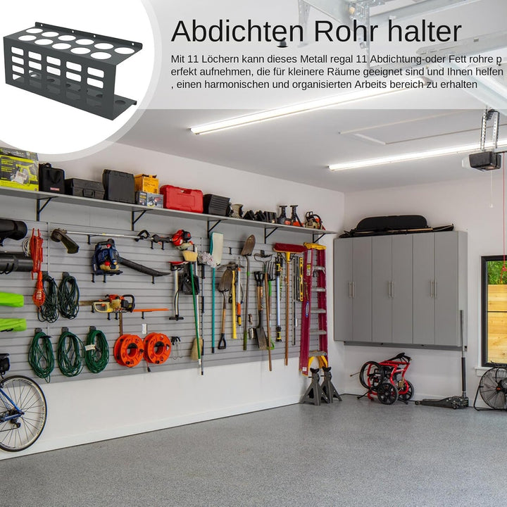 Lagerregal für Dichtungsrohre, Dichtungsrohrhalter, Veranstalter für Workshop, Arbeitsplatz-Röhrenre