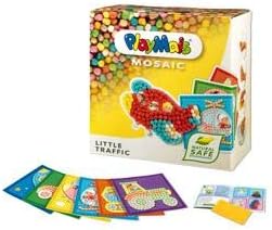 PlayMais MOSAIC Little Traffic Kreativ-Set zum Basteln für Kinder ab 3 Jahren | Über 2.300 PlayMais