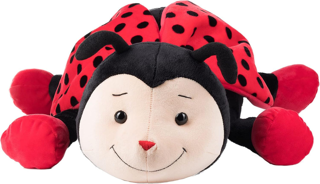 Schaffer 4344 - Plüsch Marienkäfer Bolle - Kuscheltier - Grösse (XL) 44 cm | Extra weich - Waschbar