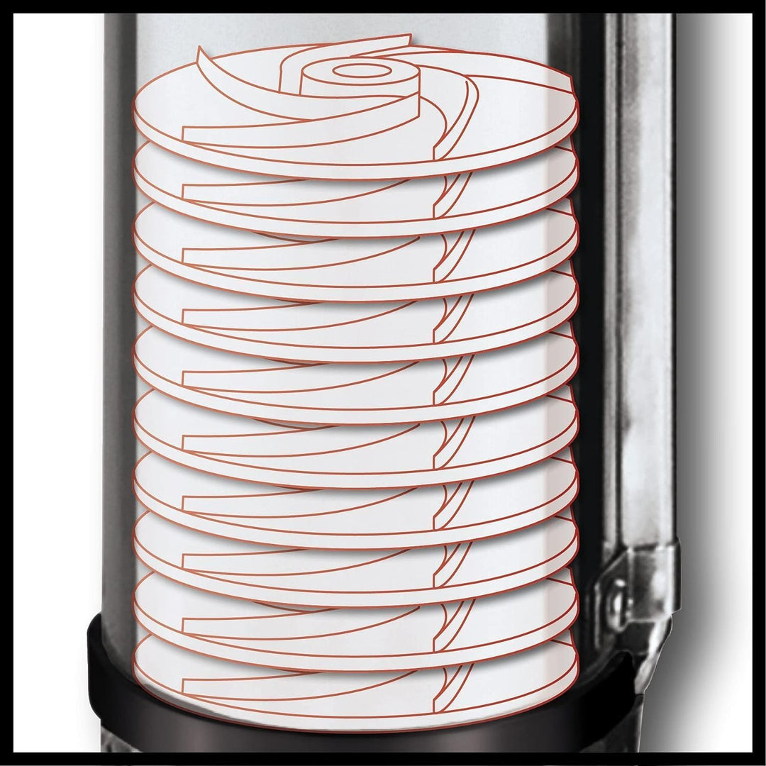 Einhell Tiefbrunnenpumpe GC-DW 1300 N (1300 W, 5.000 l/h max. Fördermenge, 20m max. Eintaucht., Edel