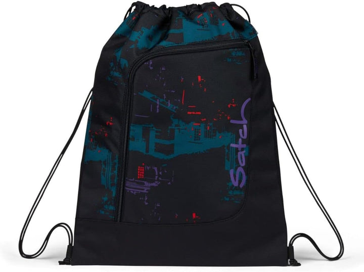 satch Pack Schulrucksack Set 3tlg. mit Schlamperbox und Sportbeutel (Night Vision), Einheitsgrösse