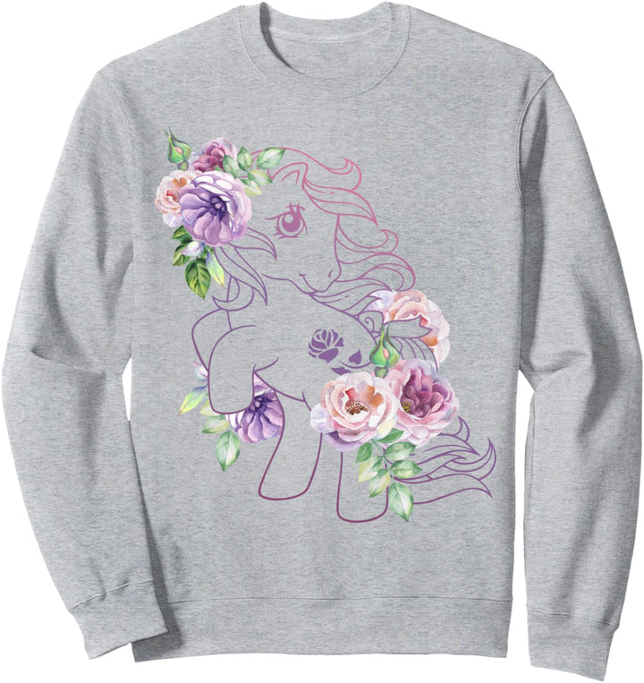 My Little Pony Original Retro Floral Pony Outline Sweatshirt