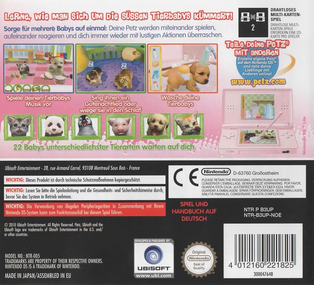 Petz - Tierbaby - Schule [Software Pyramide] - [Nintendo DS]