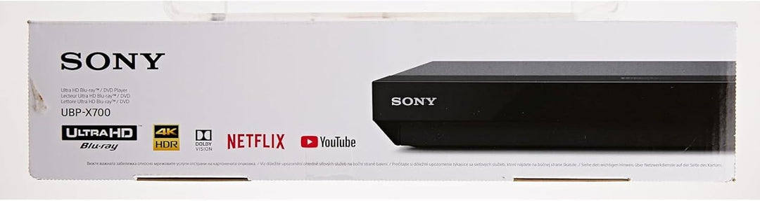 DYNASTAR Sony UBP-X700M 4K Ultra HD Region Free Blu-Ray Player Bundle mit HDMI