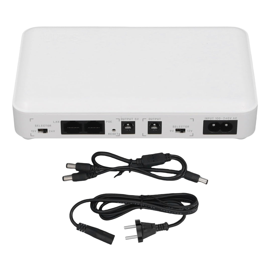Walfront 8000 -mAh Mini UPS Battery Backup Unterbrechbar Stromversorgung für Routermodem mit 5 V 9V