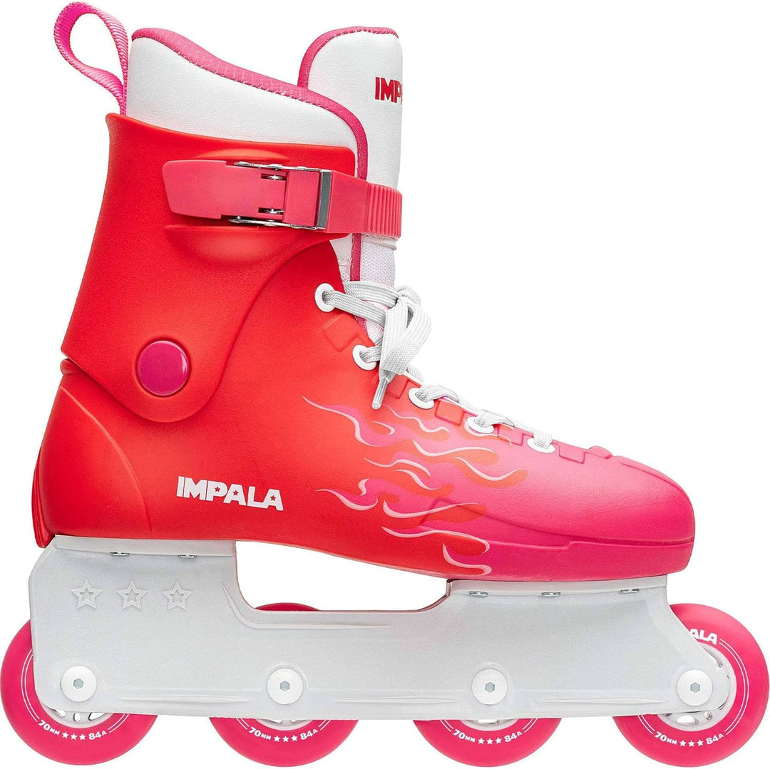Impala Rollerskates Damen Impala Lightspeed Inline Skate US 10 / EU 41 / UK 8 Flames, US 10 / EU 41