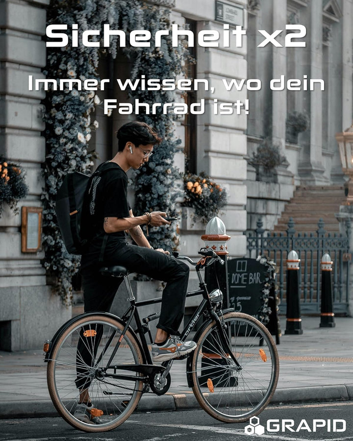 GRAPID Fahrradhalterung für Samsung SmartTag 2 Fahrrad Halterung – Universeller Halter – Tracker für