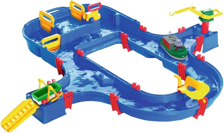 AquaPlay - Superset - Wasserbahn mit vielen Spielfunktionen bestehend aus 41 Teilen, Spieleset inklu
