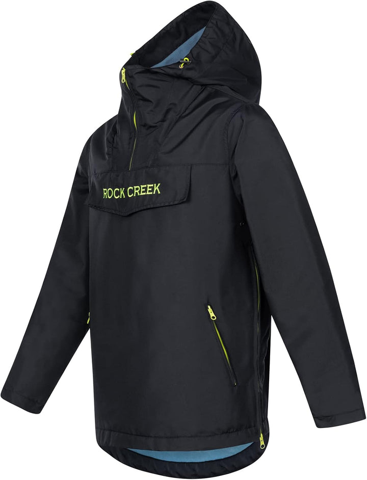 Rock Creek Herren Windbreaker Jacke Anorak H-295 S Dunkelblau, S Dunkelblau