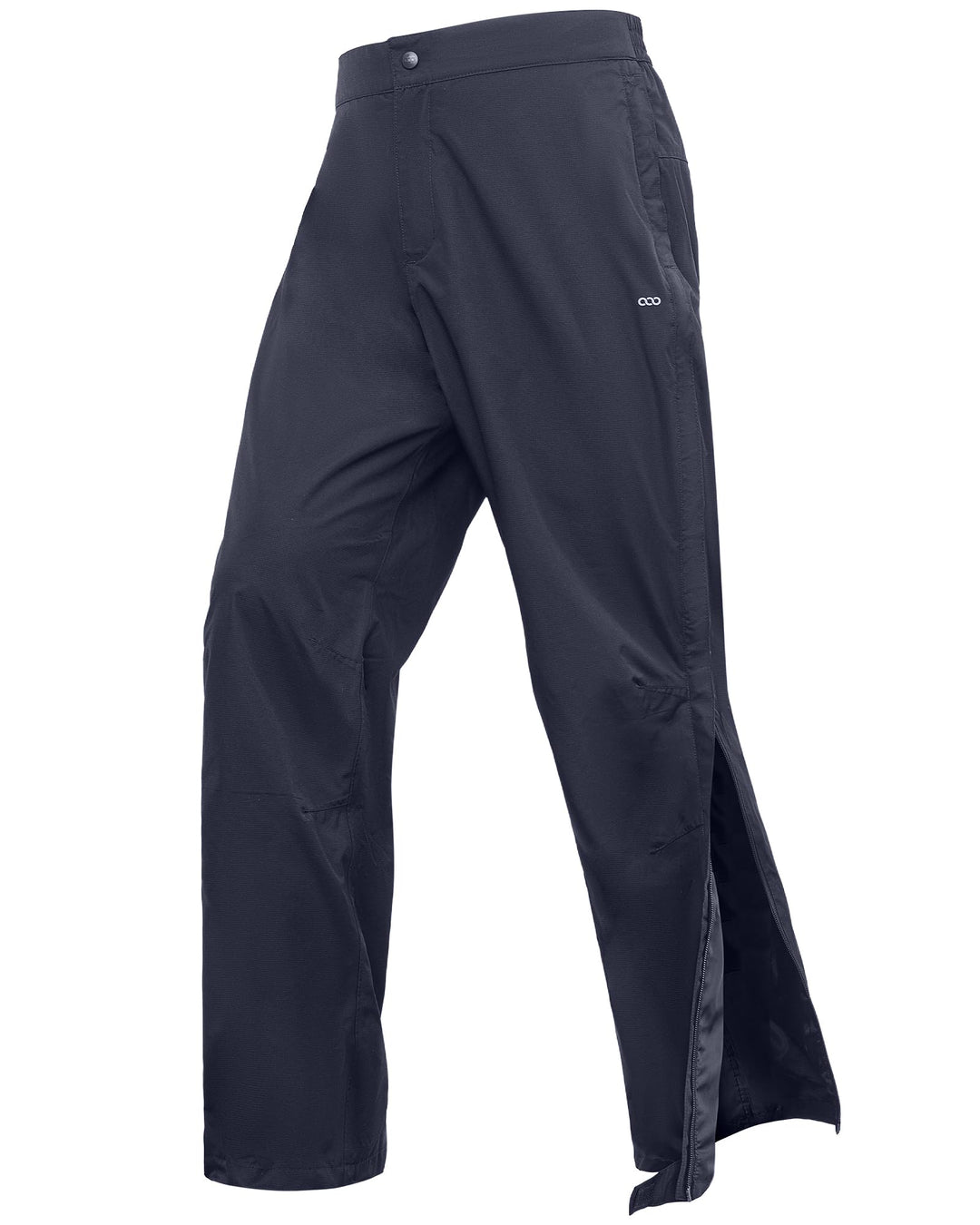 33,000ft Regenhose Herren Wasserdicht Full Zip Wanderhose, Atmungsaktiv 2-Lagen Überziehhose Fahrrad