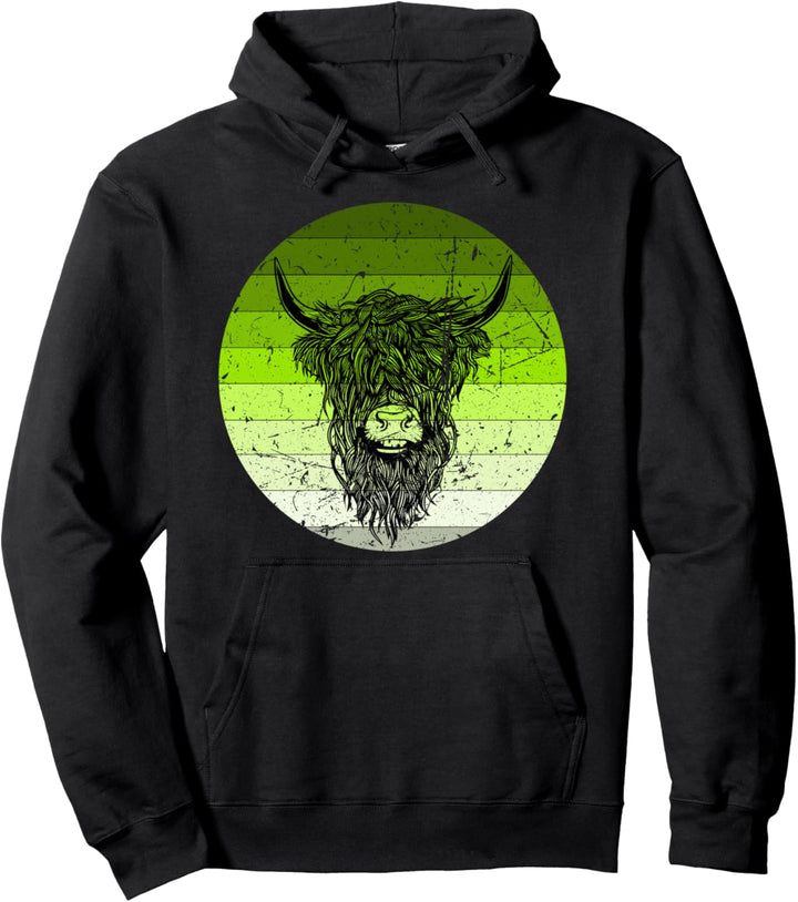 Schottisches Hochlandrind Pullover Hoodie