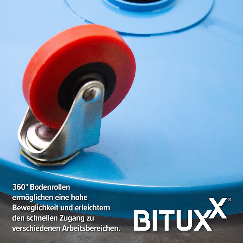 Bituxx® Werkstatthocker Drehhocker Rollhocker Hocker Drehstuhl Sitz Werkstatt Werstattstuhl Stufenlo