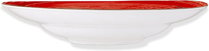 Wilmax | SPIRAL tiefe Teller - 2 Stück | Elegant | Modern | Langlebig | Sicher | Glasiertes Porzella