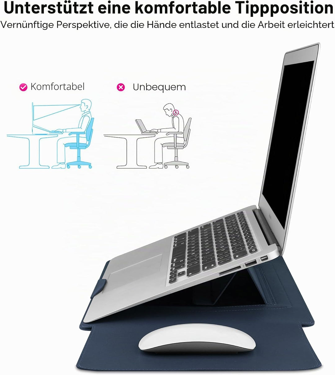 HoYiXi 17,3'' Laptop Hülle für HP Essential 17/ TPN-I139_320M3AV(2023/2025)/HP Pavilion Envy 17 Komp