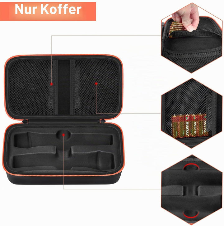 Tragetasche für kabelloses Mikrofon, kompatibel mit JBL Wireless Dual-Mikrofonsystem, Tasche für Han