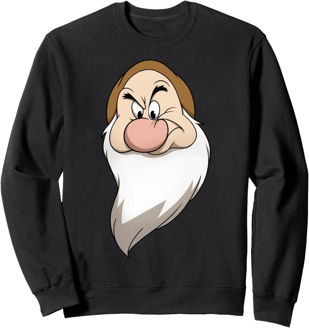 Disney Snow White And The Seven Dwarfs Grumpy Big Face Sweatshirt
