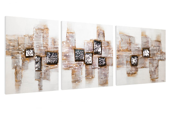 KunstLoft Acryl Gemälde 'Trinitarian Doctrines' 150x50cm mehrteilig Kunst