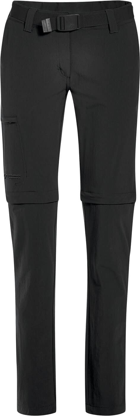 Maier Sports Damen Inara slim zip 17 Schwarz, 17 Schwarz
