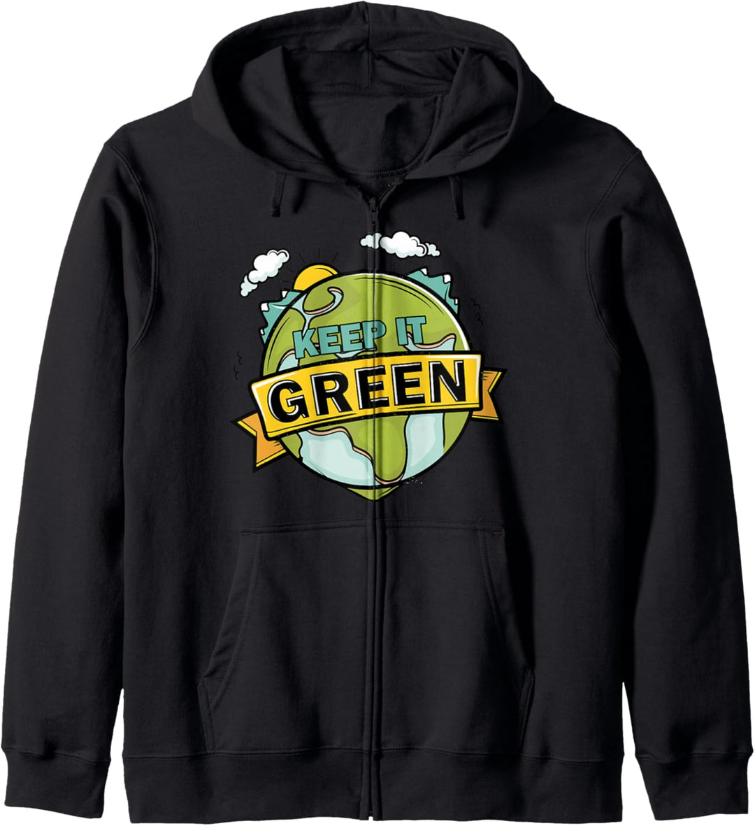 Happy Earth Day Keep It Green Umweltwissenschaft Kapuzenjacke