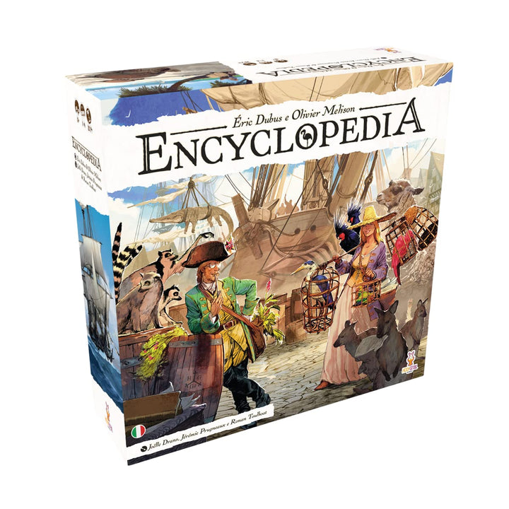Asmodee 8212 Encyclopedia-Brettspiel, 2-4 Spieler, 14+ Jahre, Ausgabe auf Italienisch