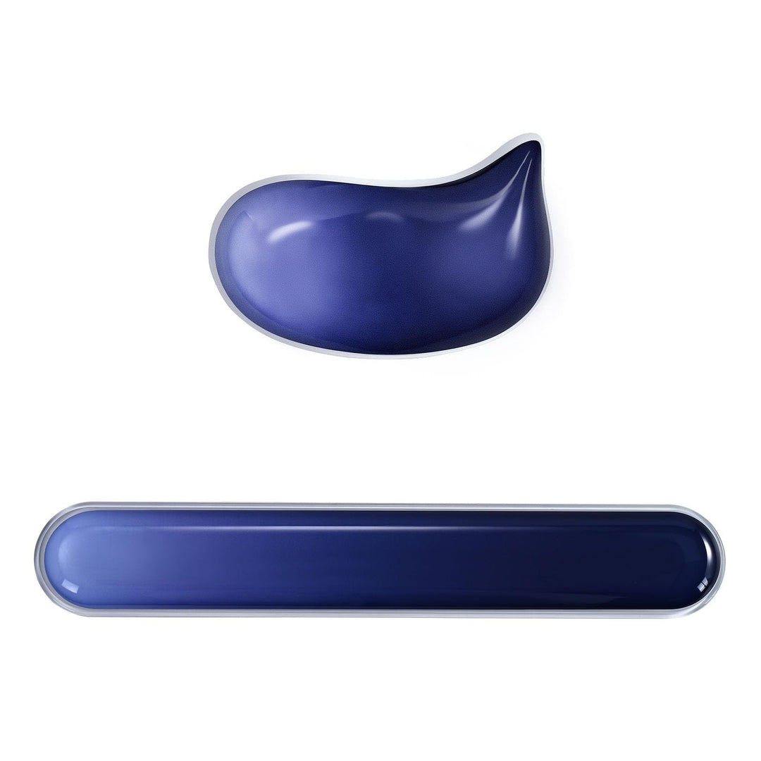 EooCoo Ergonomisches Mauspad mit Gel Handauflage + Handballenauflage Tastatur Satz, Gaming Mousepad