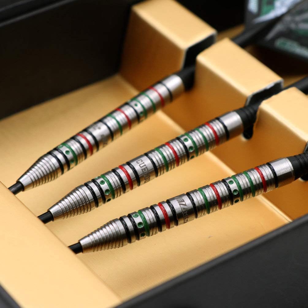 CUESOUL Jazz-Metal 21/23 / 25g Stahlspitze 90% Wolfram Dart Set mit integrierten ROST Flights CSJM-J