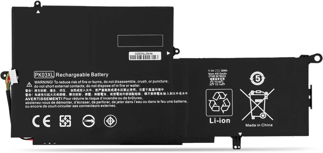 ANTIEE 56WH PK03XL Akku für HP Spectre Pro X360 G1 G2 13" 13-4000 13-4100 13-4200 13-4000nf 13-4006t