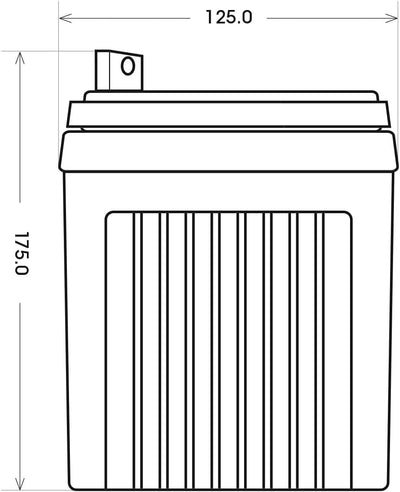 GreenMax U1 Garden Power Rasentraktor-Batterie 12V 30Ah 300A Starterbatterie für Aufsitzmäher wartun