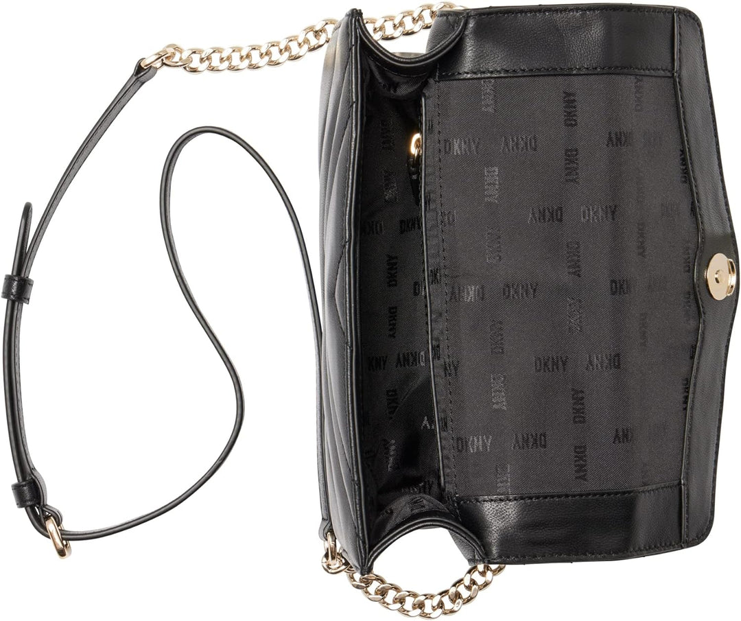DKNY Damen Dkny Women's Dkny Womens Shoulder Bag, Bgd - Blk/Gold, Einheitsgrösse EU