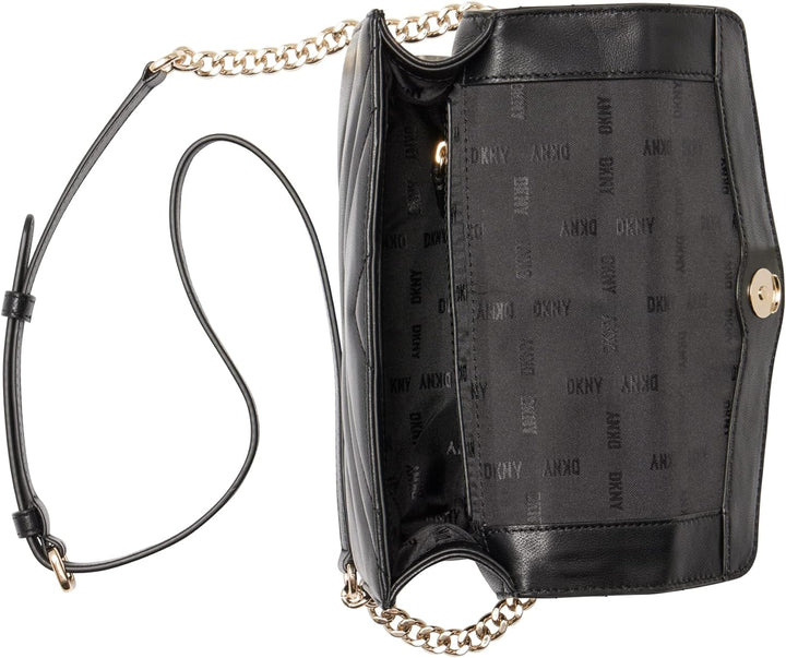 DKNY Damen Dkny Women's Dkny Womens Shoulder Bag, Bgd - Blk/Gold, Einheitsgrösse EU