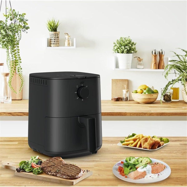 Tefal EY1308 Easy Fry Essential Heissluftfriteuse, 3,5L Kapazität ölfreie Friteuse, kompaktes Design