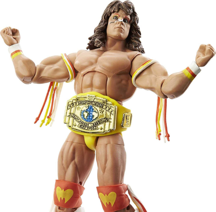 WWE Mattel – GYC28 Royal Rumble Elite Collection – Ultimate Warrior – Wrestling Actionfigur ca. 15 c