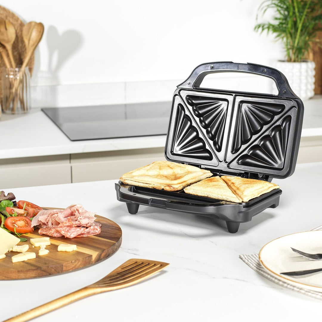 Salter Sandwich-Toaster – Antihaftbeschichteter, Deep Fill Toastie-Maker, zusammen mit 2 getoasteten