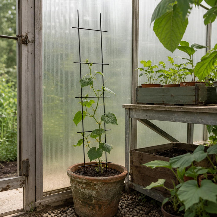 KADAX Rankgitter, Gitterspalier für Garten, Pflanzen, Balkon, Terrasse, Metall Spalier, Rankhilfe, K