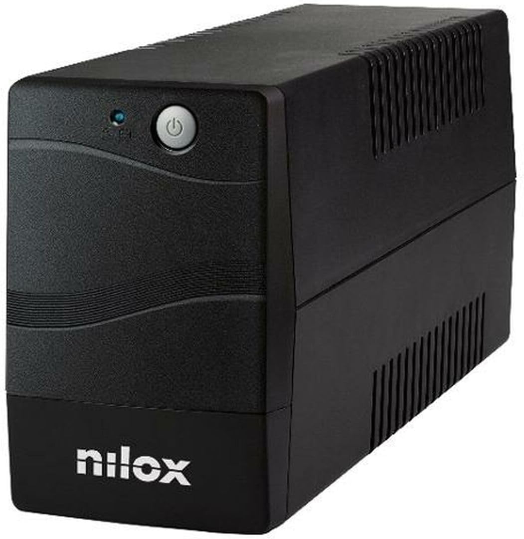 Nilox NXGCLI6001X5V2 Line Interactive USV Kontinuitätsgruppe, 600 VA/420 W, LED-Display, 600 VA/420