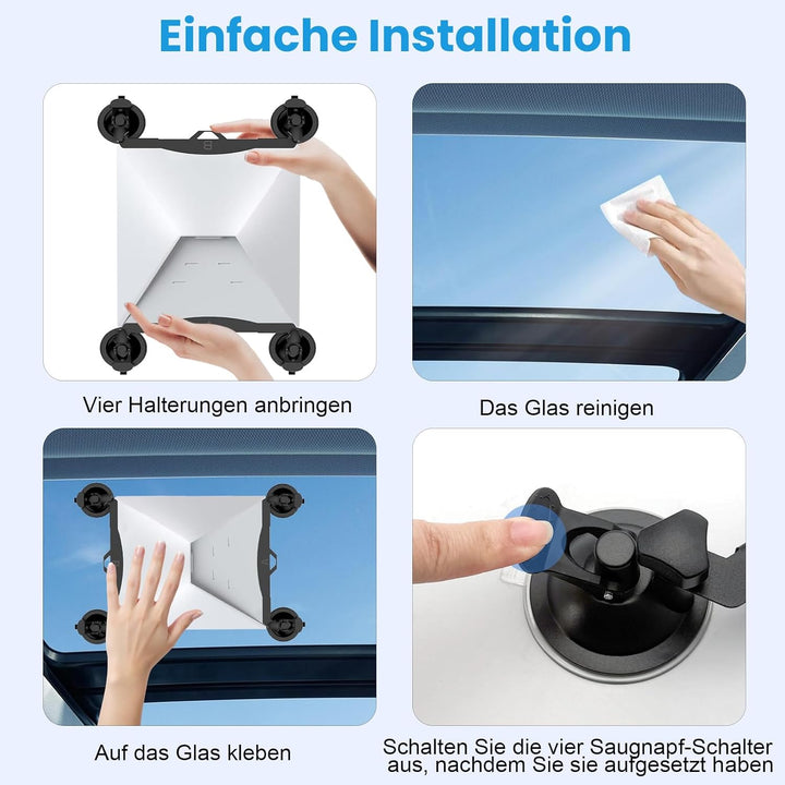 Starlink Mini-Saugnapfhalterung, Fenster- und Schiebedach-Saugnapfhalterung für stabilen Satellitene