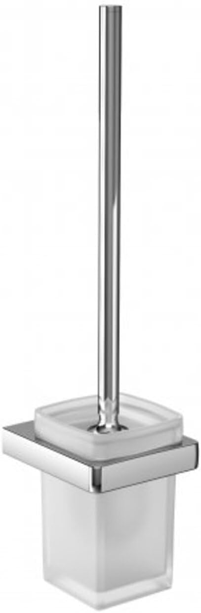 emco TREND WC-Bürstengarnitur, Toilettenbürste mit Griff und Halterung aus Metall, hochwertige WC-Bü