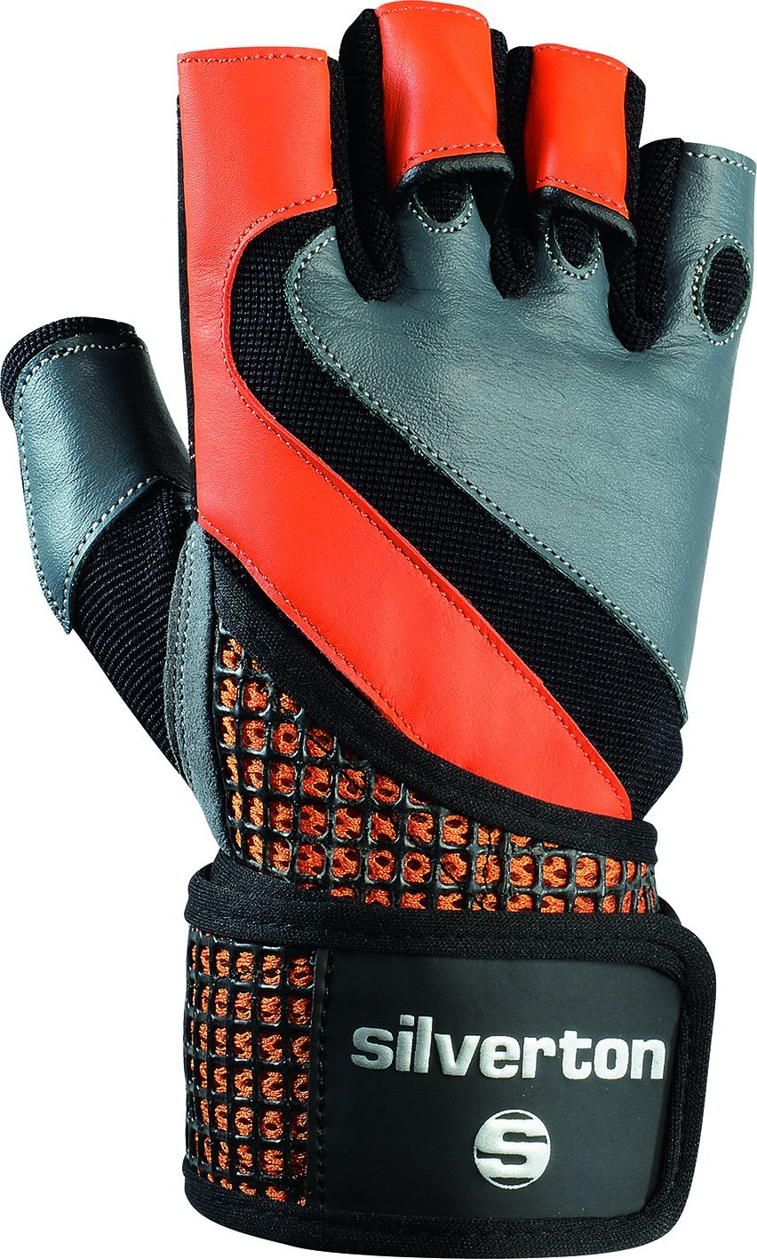 Silverton Handschuhe Power Grid L schwarz/Orange/Grau, L schwarz/Orange/Grau