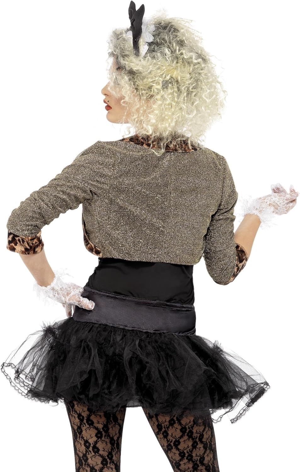 Smiffys Women 80s Wild Child Costume, Black,, M