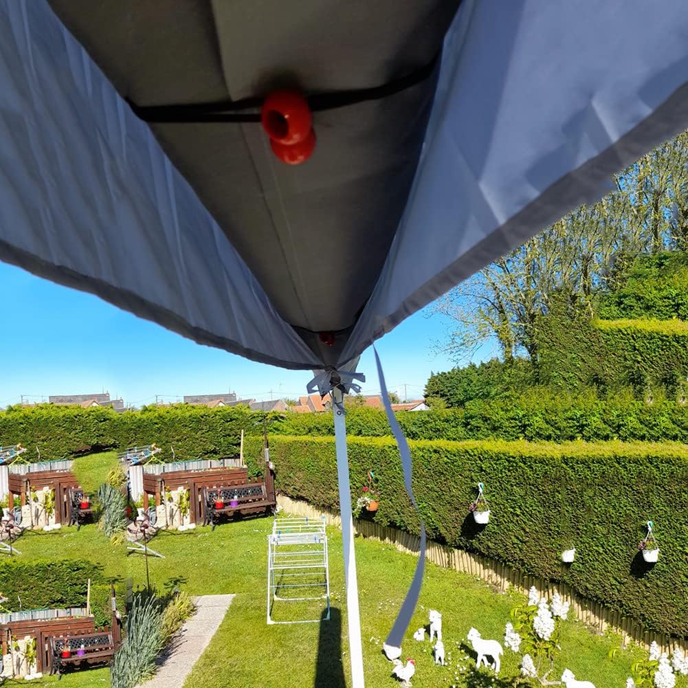 Markisen-Schutzhülle für Markisen, Sonnensegel UV Regen Wasserdicht schneefest mit Schnur Wandmarkis