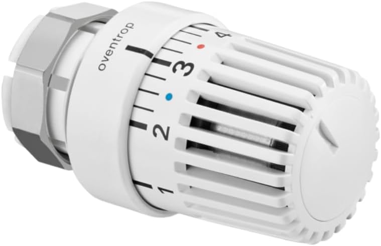 Thermostat Uni LV weiss – mit FLÜSSIGFÜHLER + Entlüftungsschlüssel 5 mm Vierkant, 10er Set – präzise