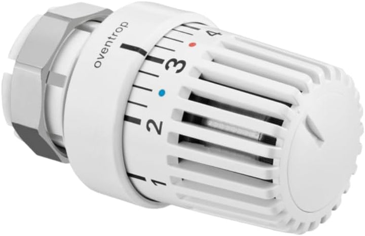 Thermostat Uni LV weiss – mit FLÜSSIGFÜHLER + Entlüftungsschlüssel 5 mm Vierkant, 10er Set – präzise