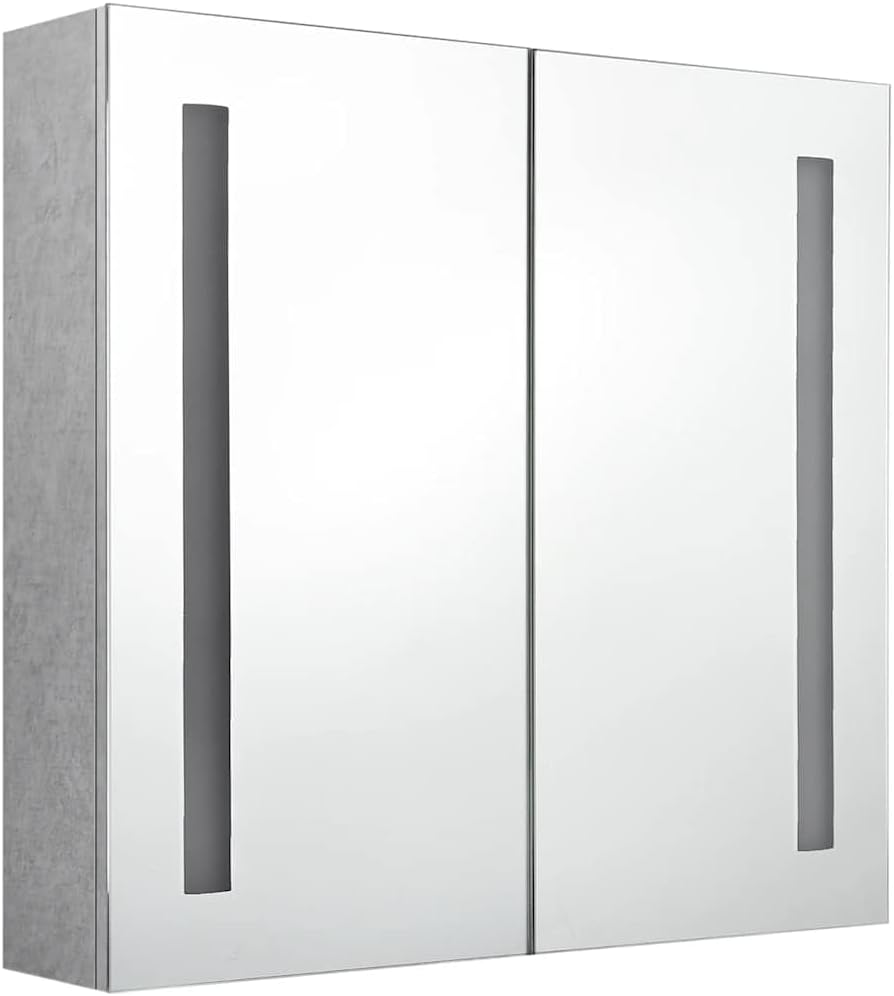 vidaXL LED Bad Spiegelschrank Badezimmerspiegel Badspiegel Spiegel Badschrank Badezimmerschrank Häng