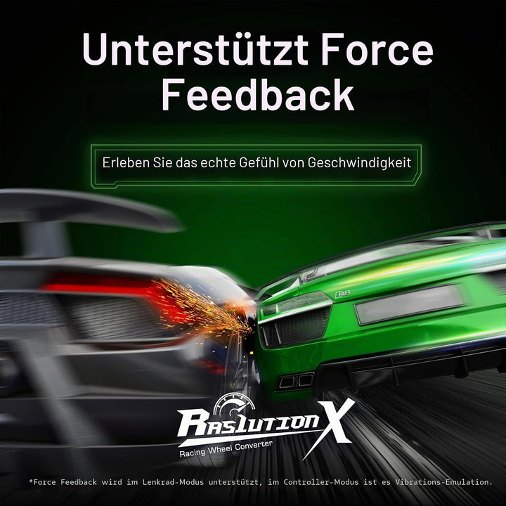 Brook Ras1ution X - Rennrad-Konverter für Xbox Series X|S, Xbox One & Xbox 360 | 60+ Radunterstützun
